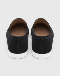 Black driving heel view