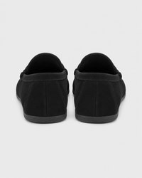 Black driving heel view