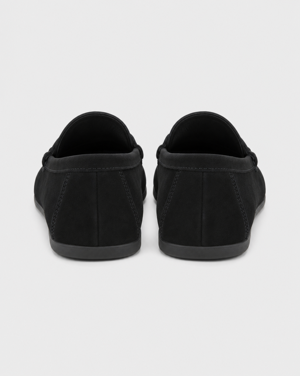 Black driving heel view