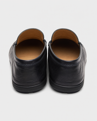 Black driving heel view