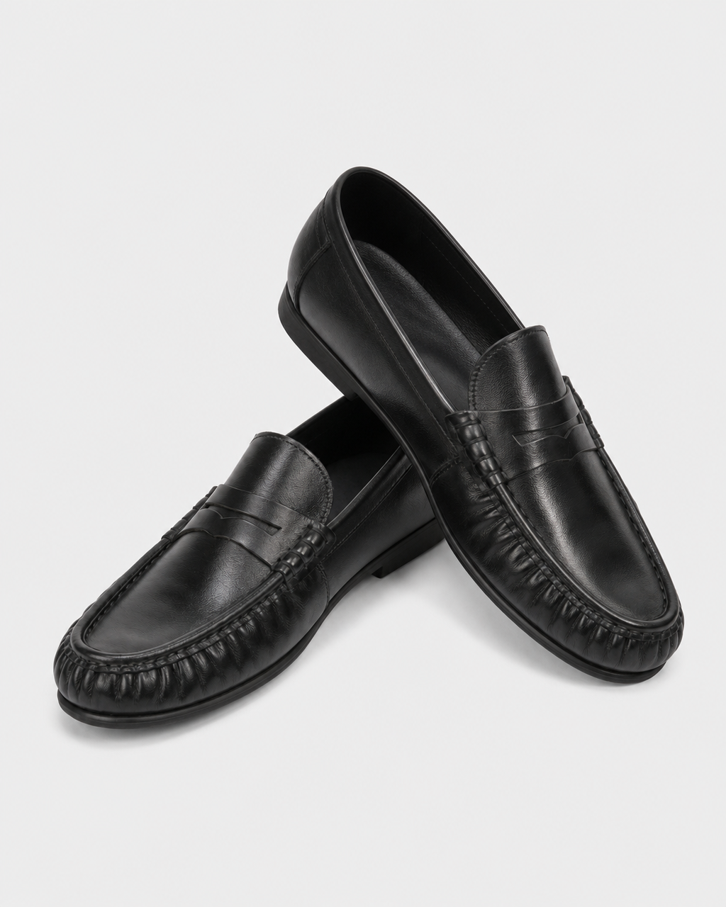 Pair of black flat