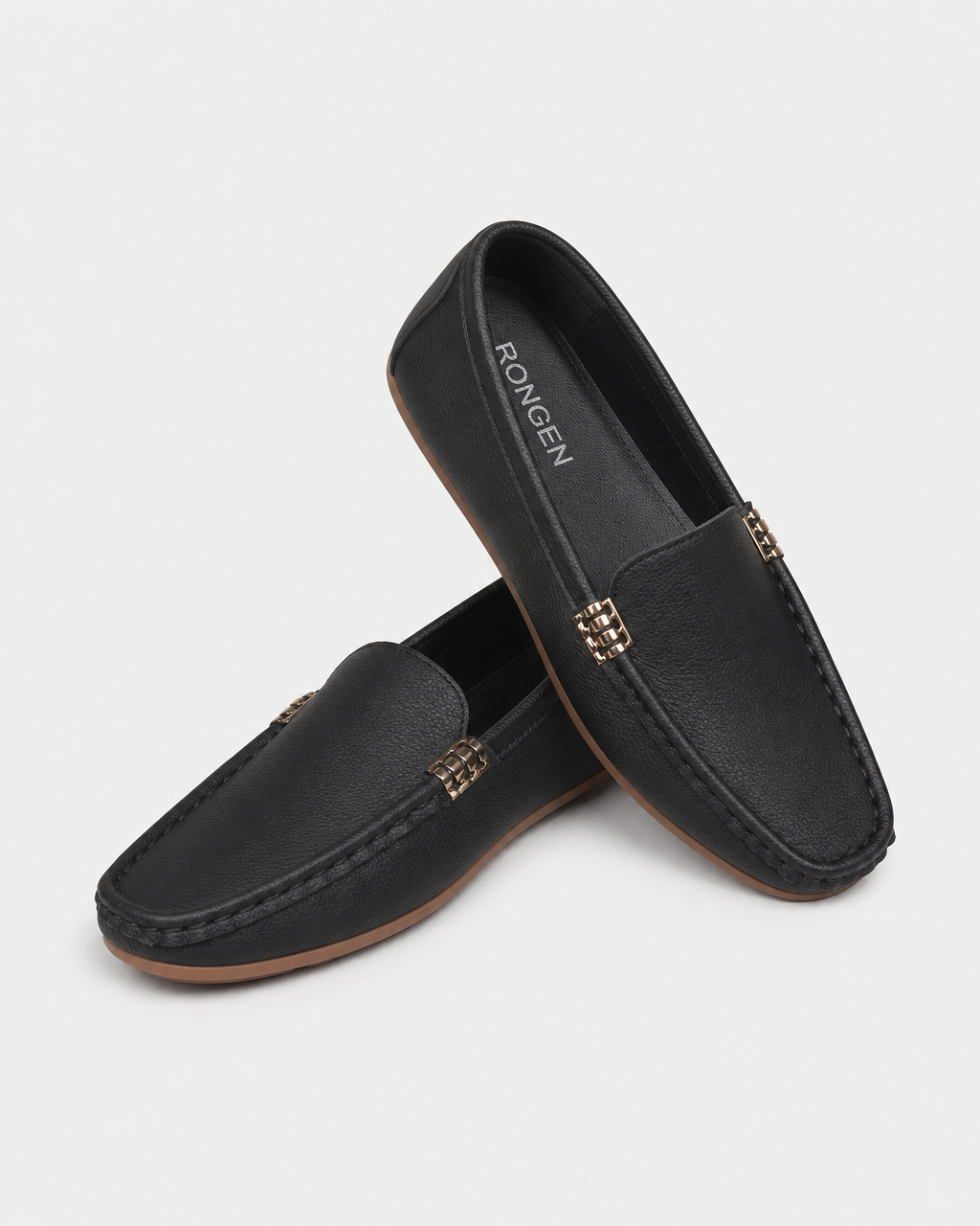 Pair of black flat