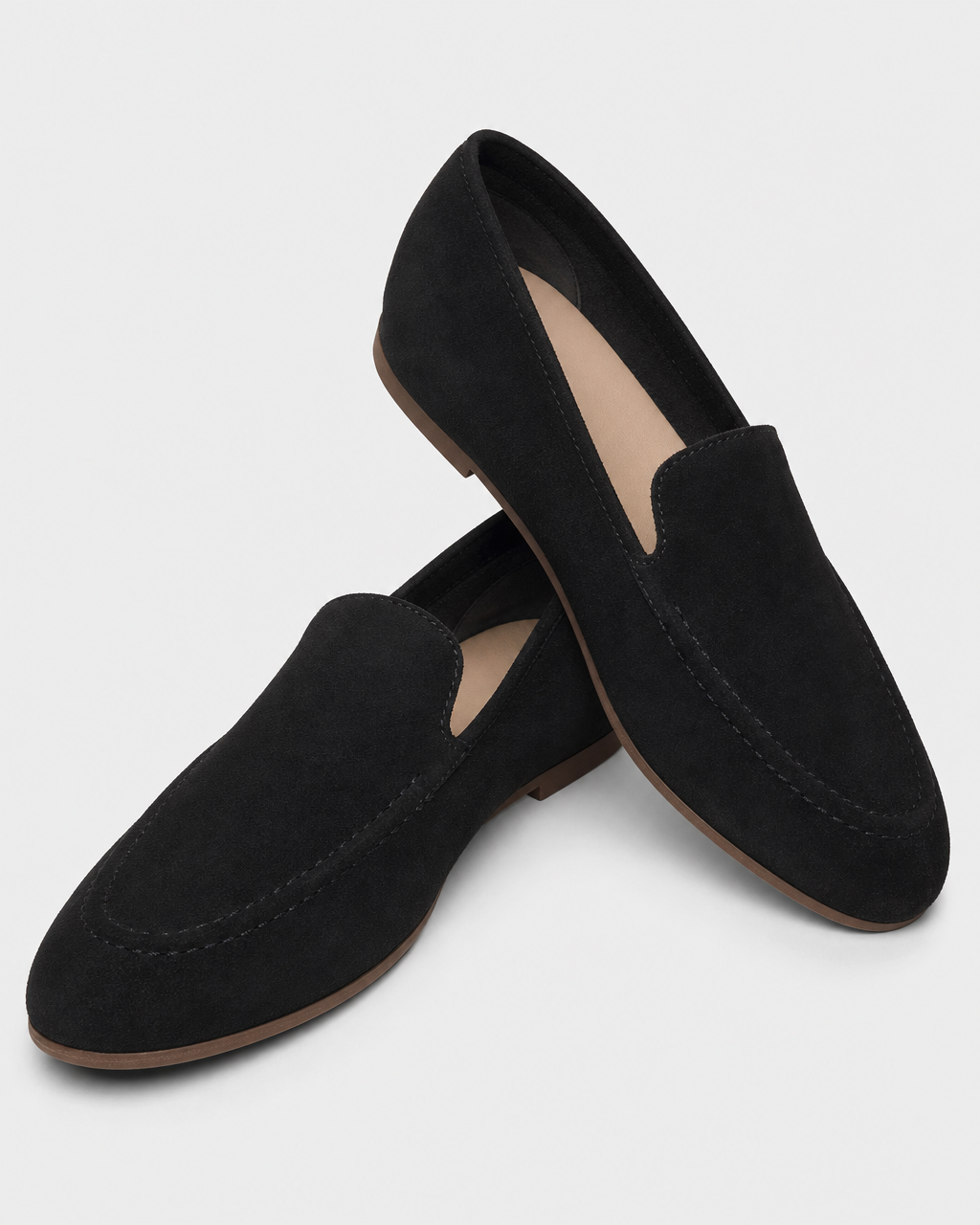 Pair of black flat