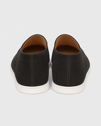 Black high top heel view