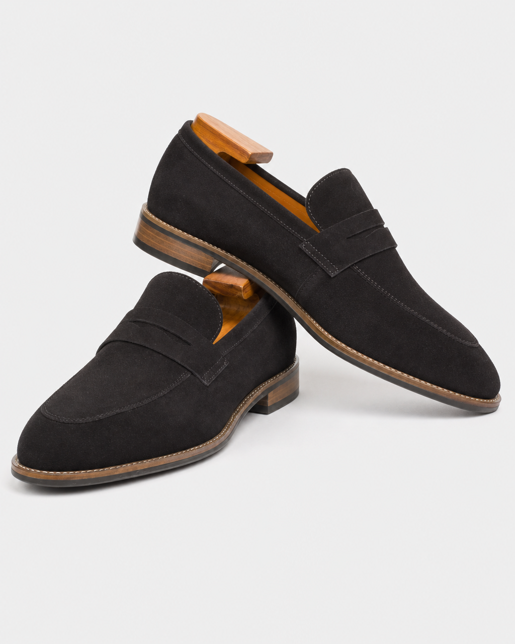 Pair of black penny
