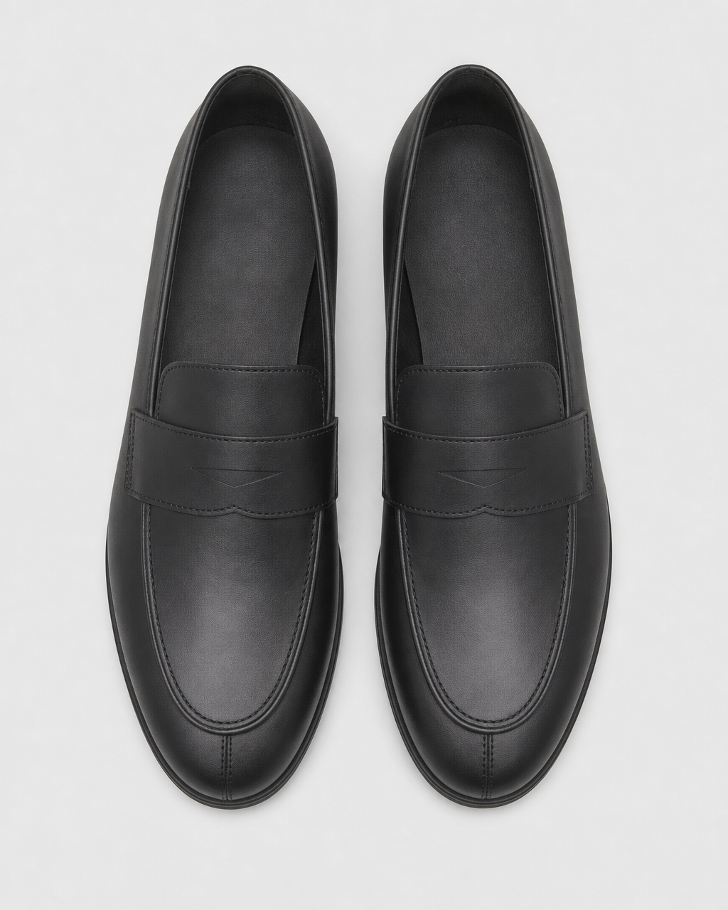 Black platform top view