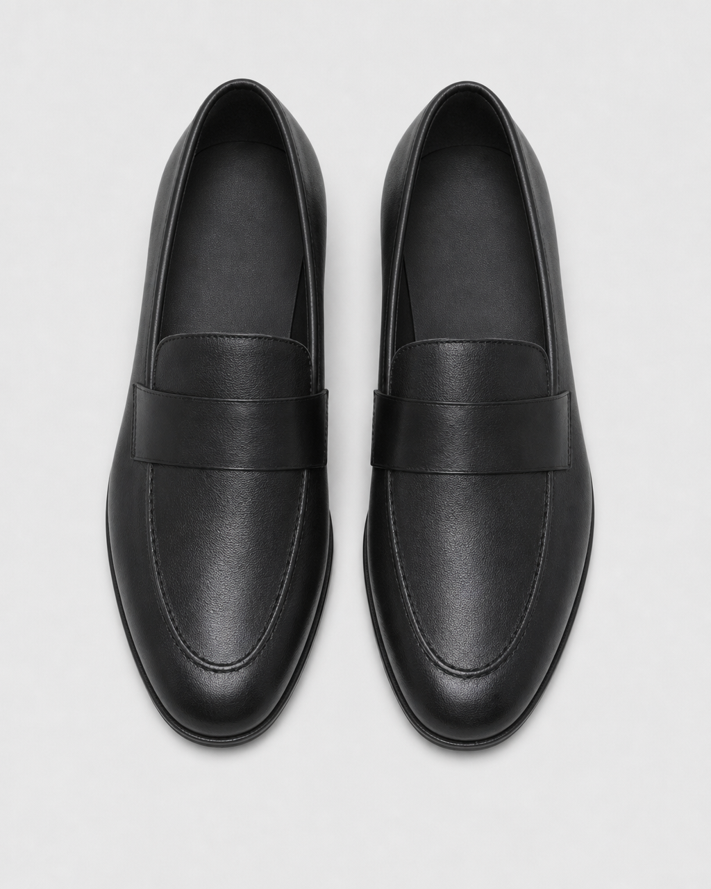 Black platform top view