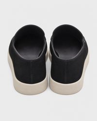 Black slip on heel view