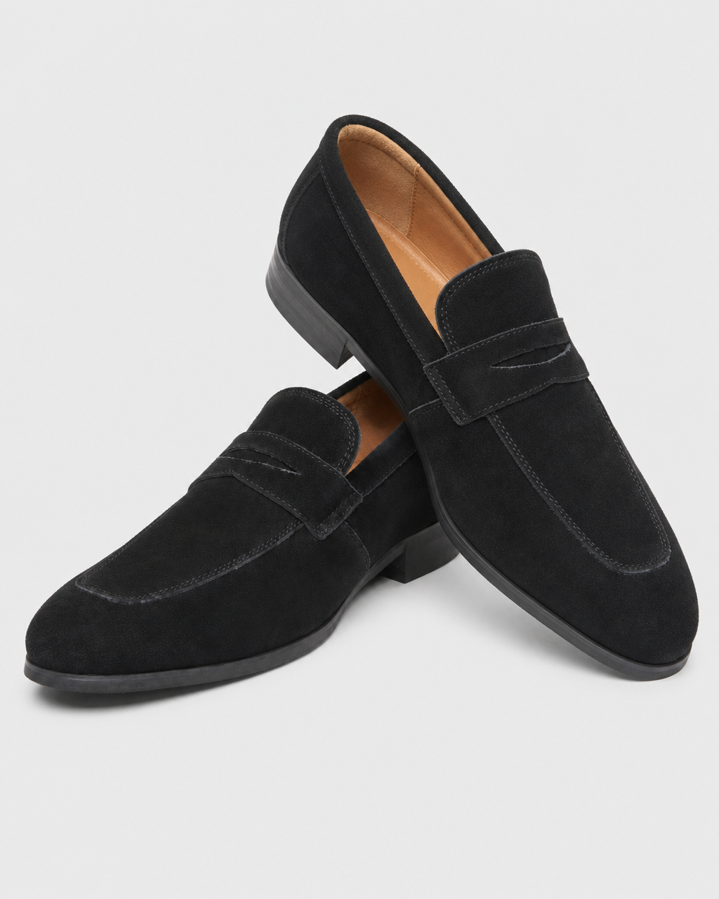 Pair of black slip on