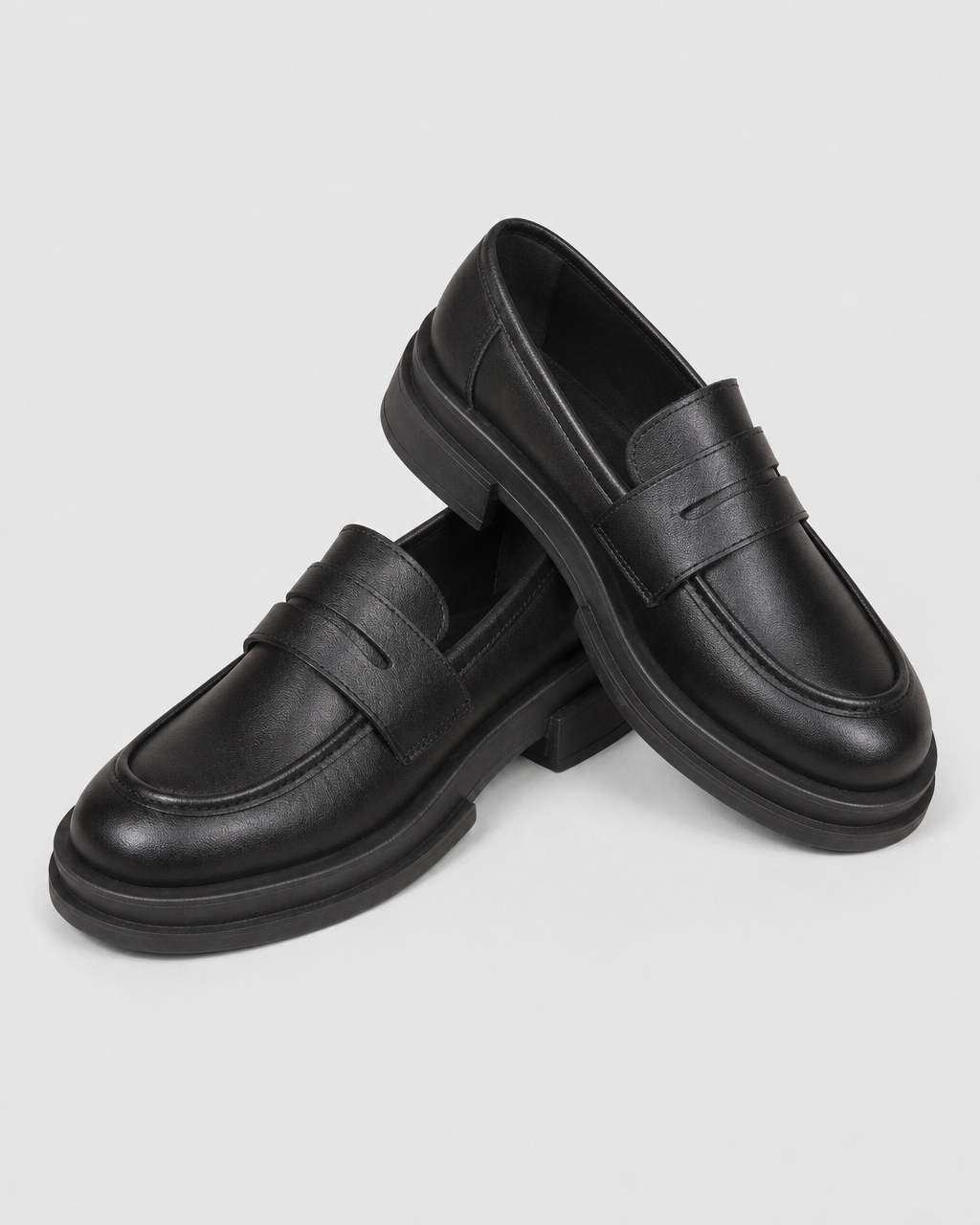 Pair of black slip on