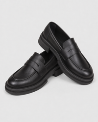 Pair of black slip on