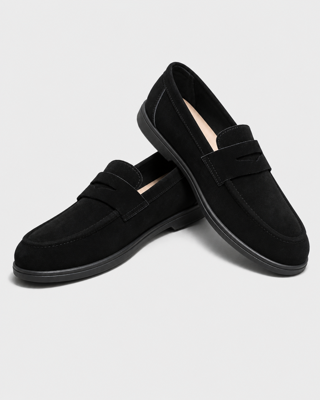 Pair of black slip on