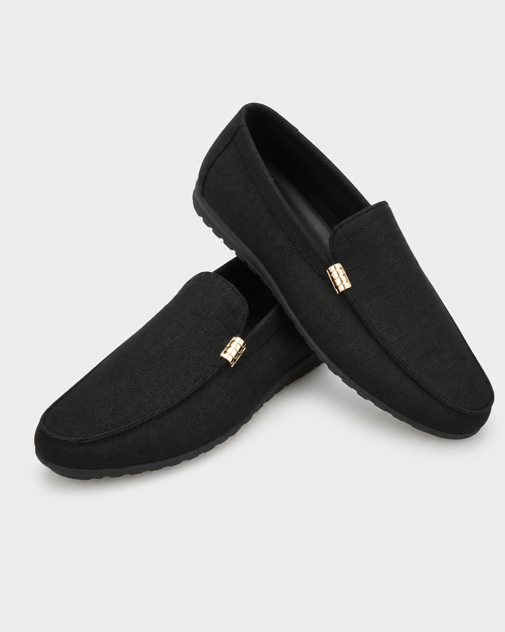 Pair of black slip on