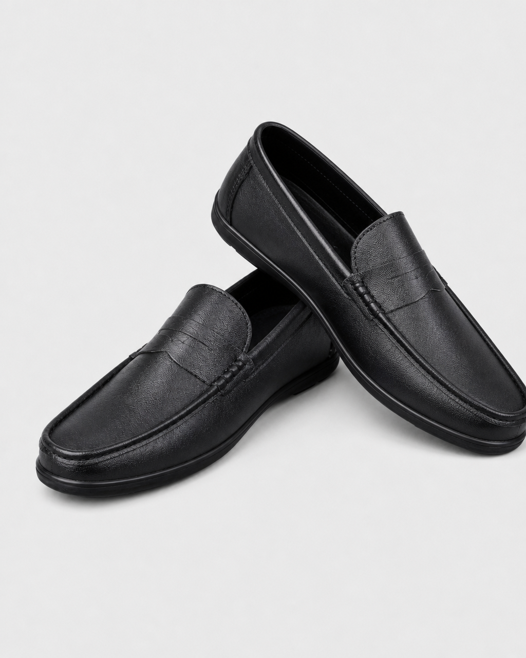Pair of black slip on