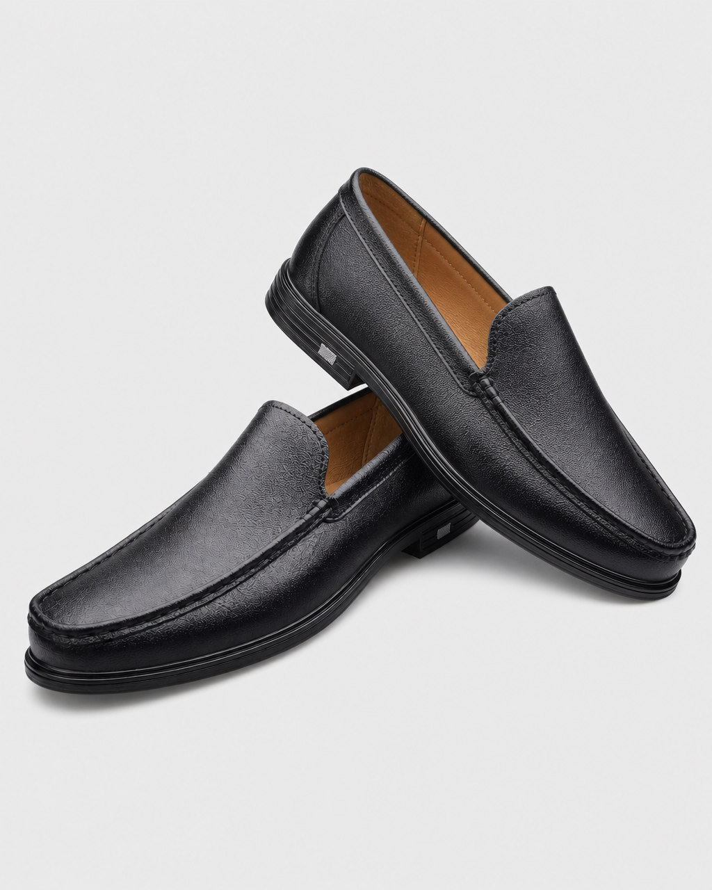 Pair of black slip on