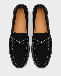 Black slip on top view