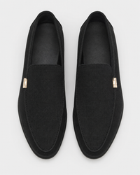 Black slip on top view