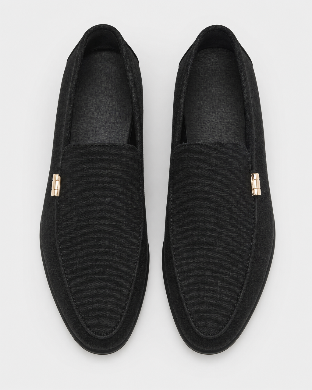 Black slip on top view