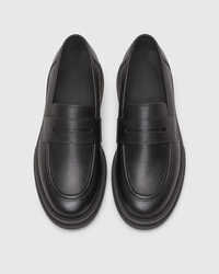 Black slip on top view