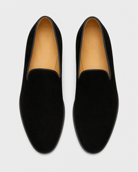 Black slip on top view