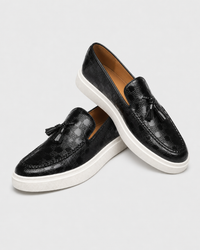 Pair of black tassel