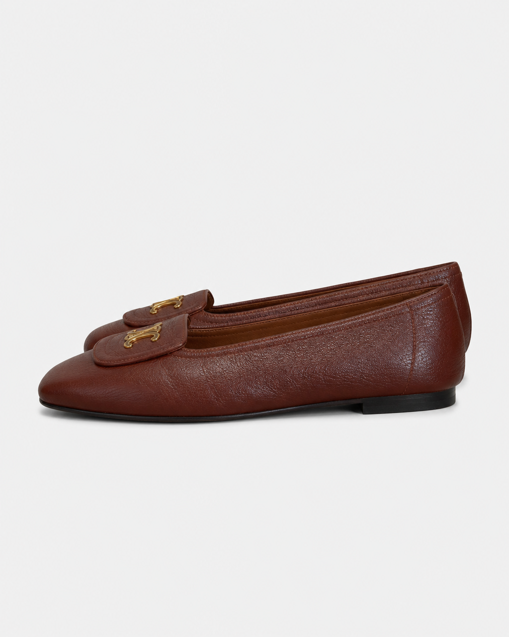 Burgundy flat side view