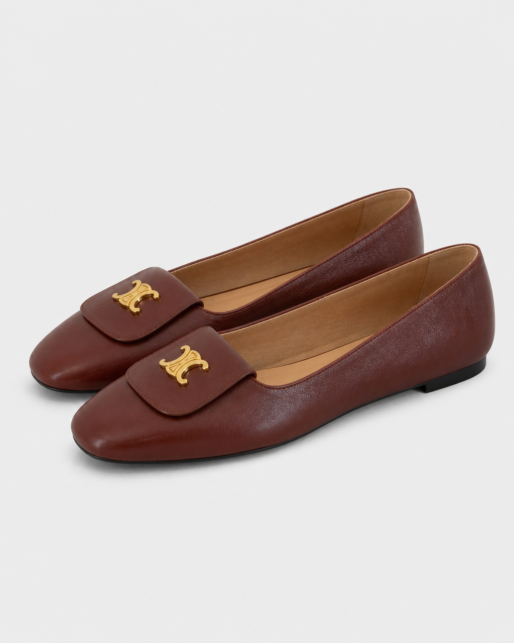 Burgundy flat