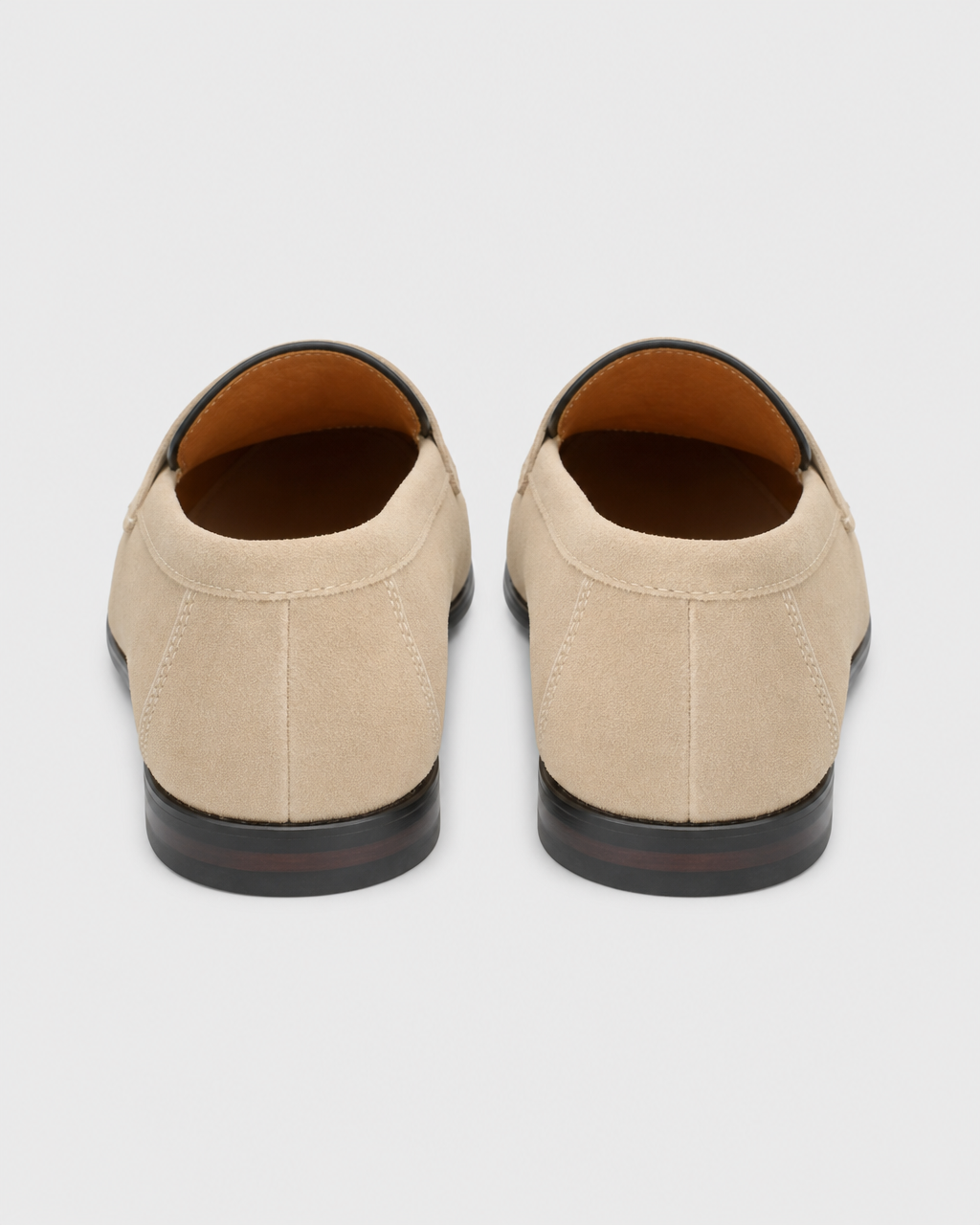 Cream driving heel view