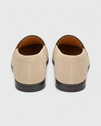 Cream driving heel view