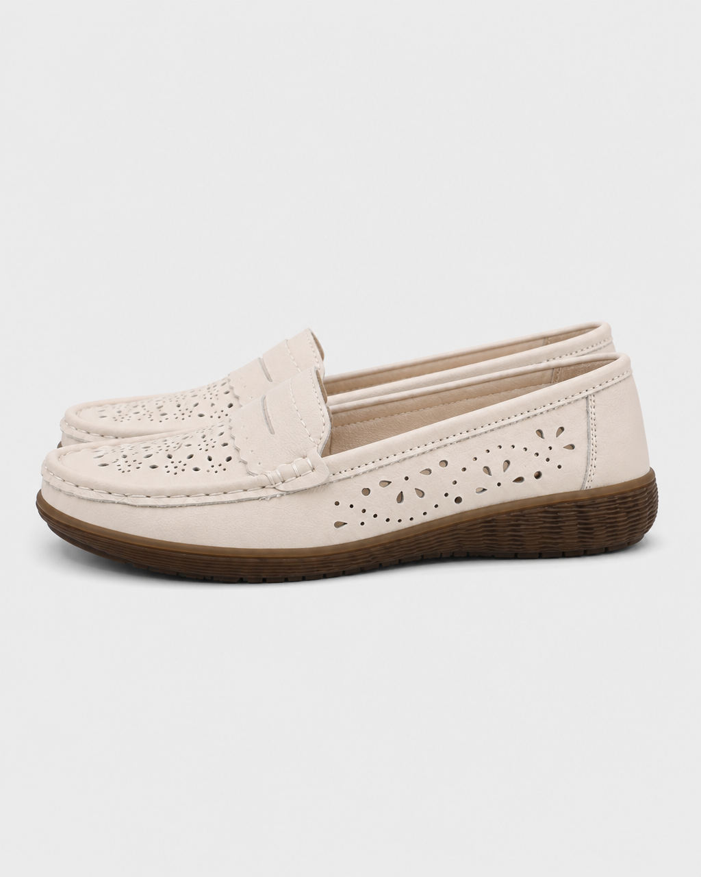 Cream platform side view