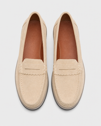 Cream platform top view