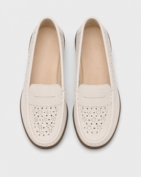 Cream platform top view