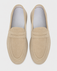 Cream slip on top view