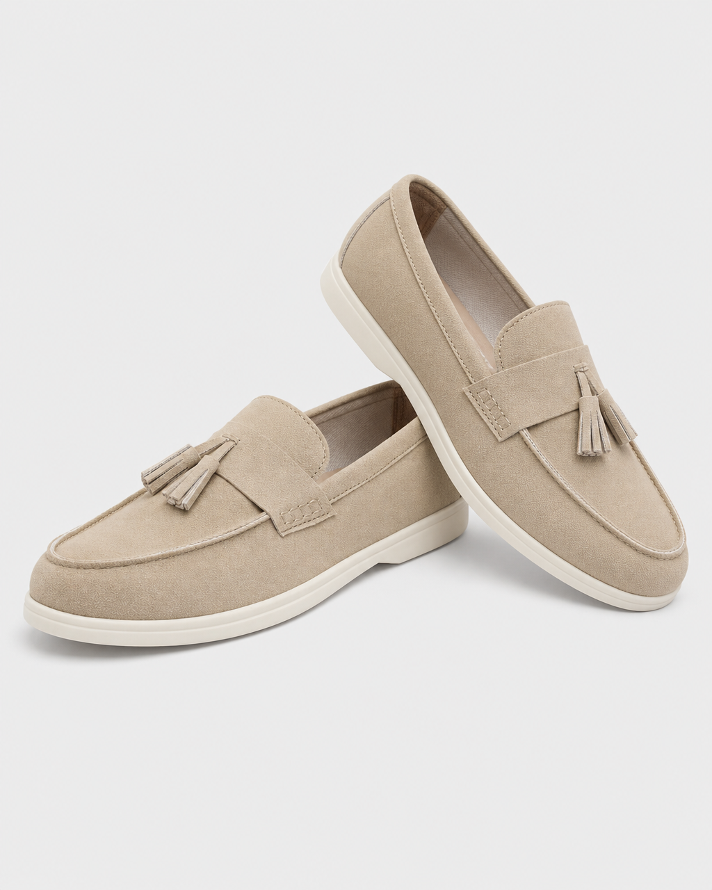 Pair of cream tassel
