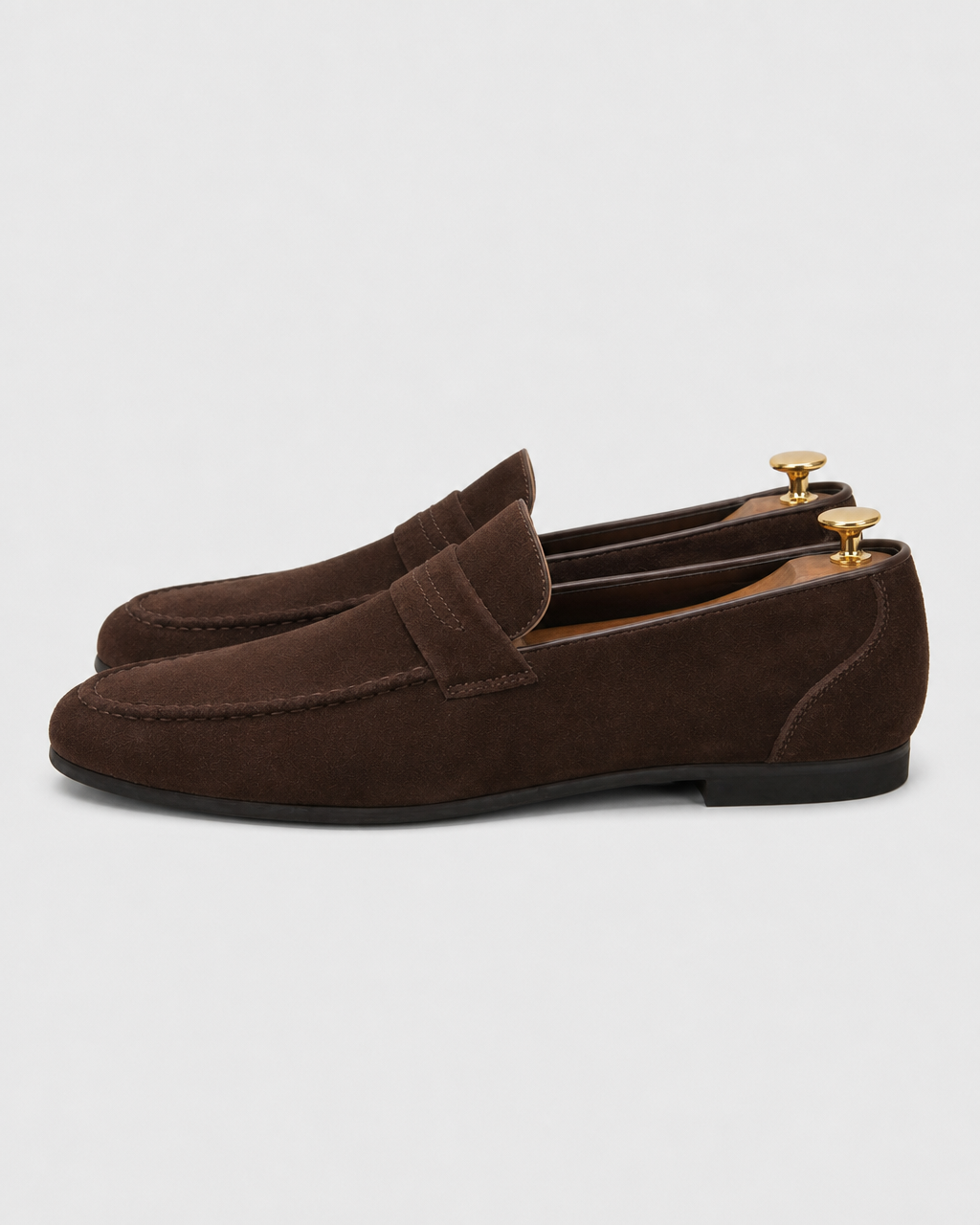 Dark brown driving side view