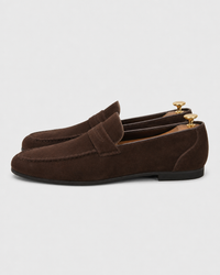 Dark brown driving side view