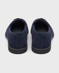 Navy driving heel view