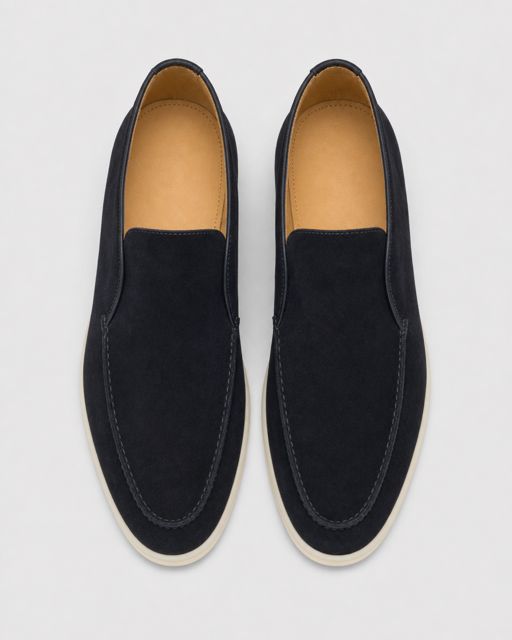Navy high top top view