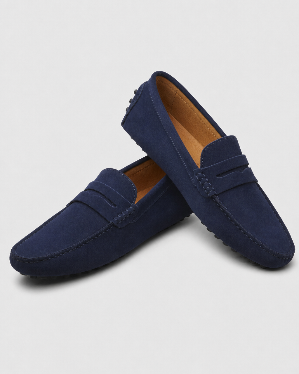 Pair of navy penny