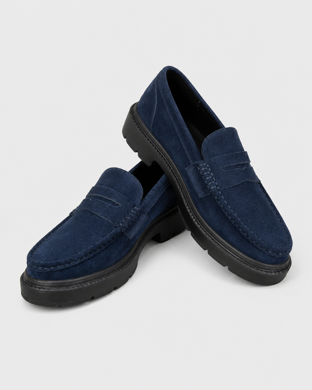 Pair of navy penny