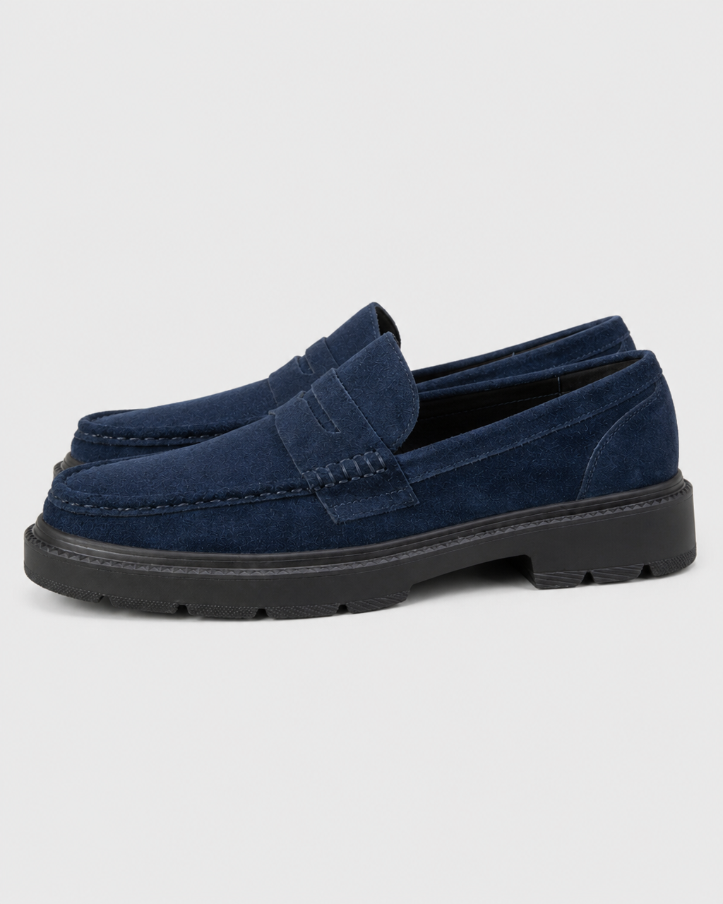 Navy penny side view