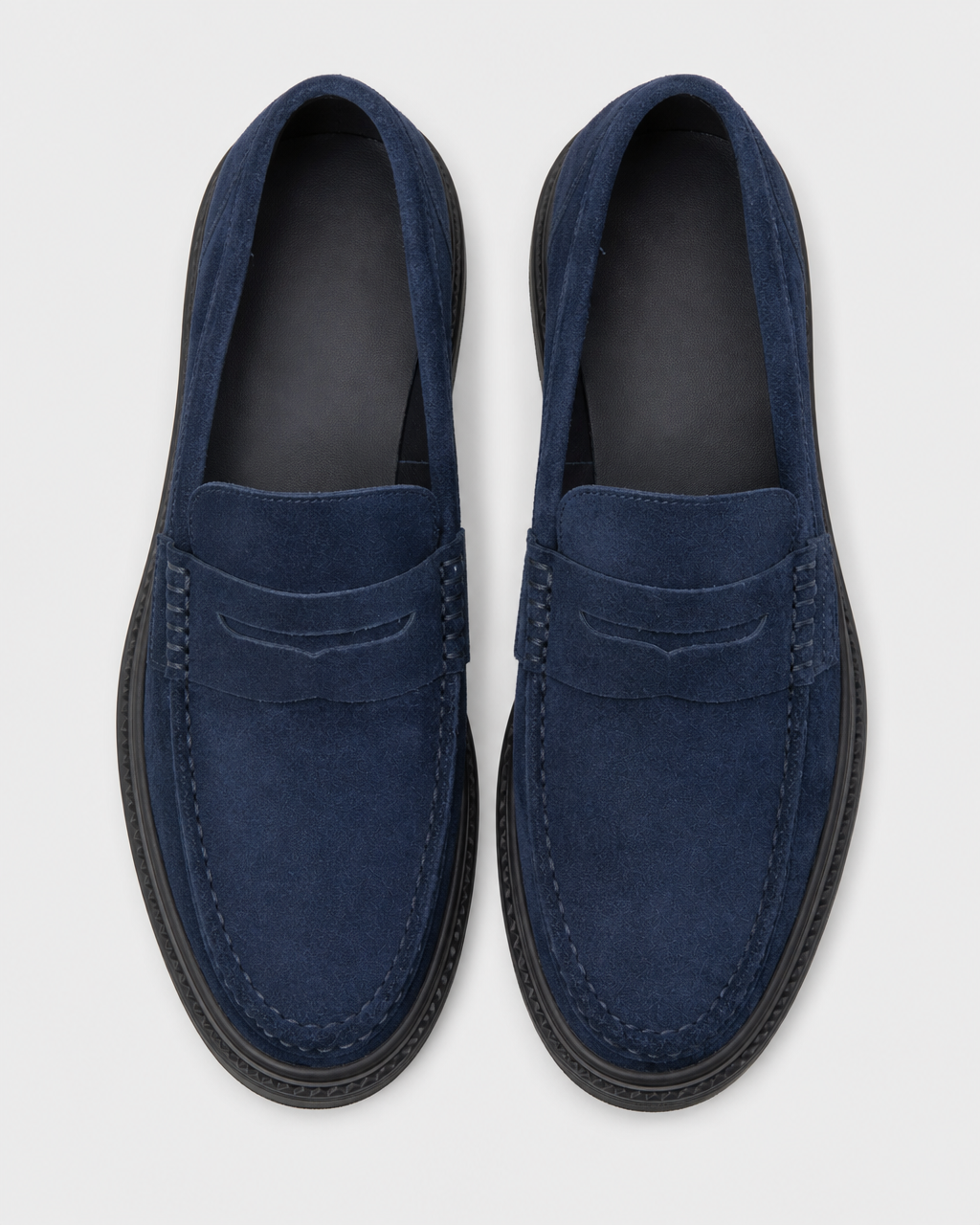 Navy penny top view