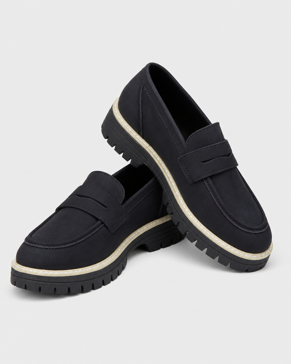 Pair of navy platform