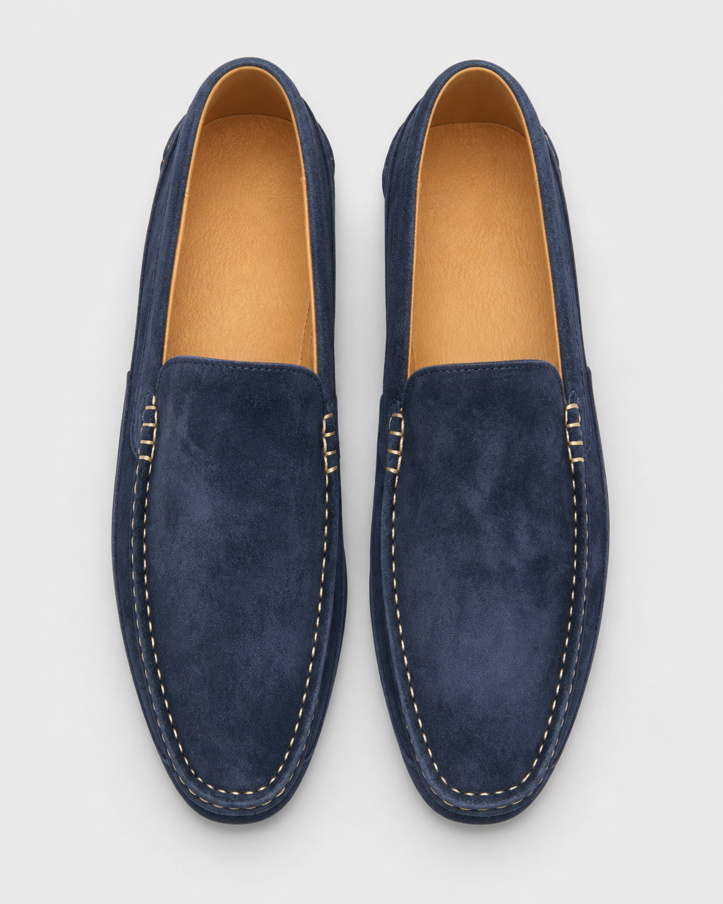Navy slip on top view