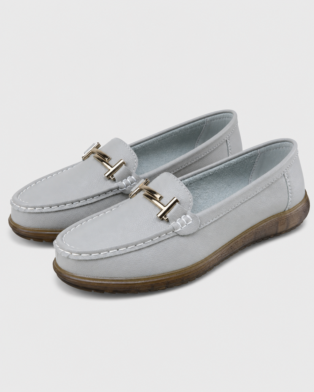 Pale blue flat