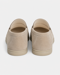 Sand penny heel view