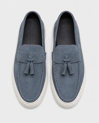 Slate blue slip on top view