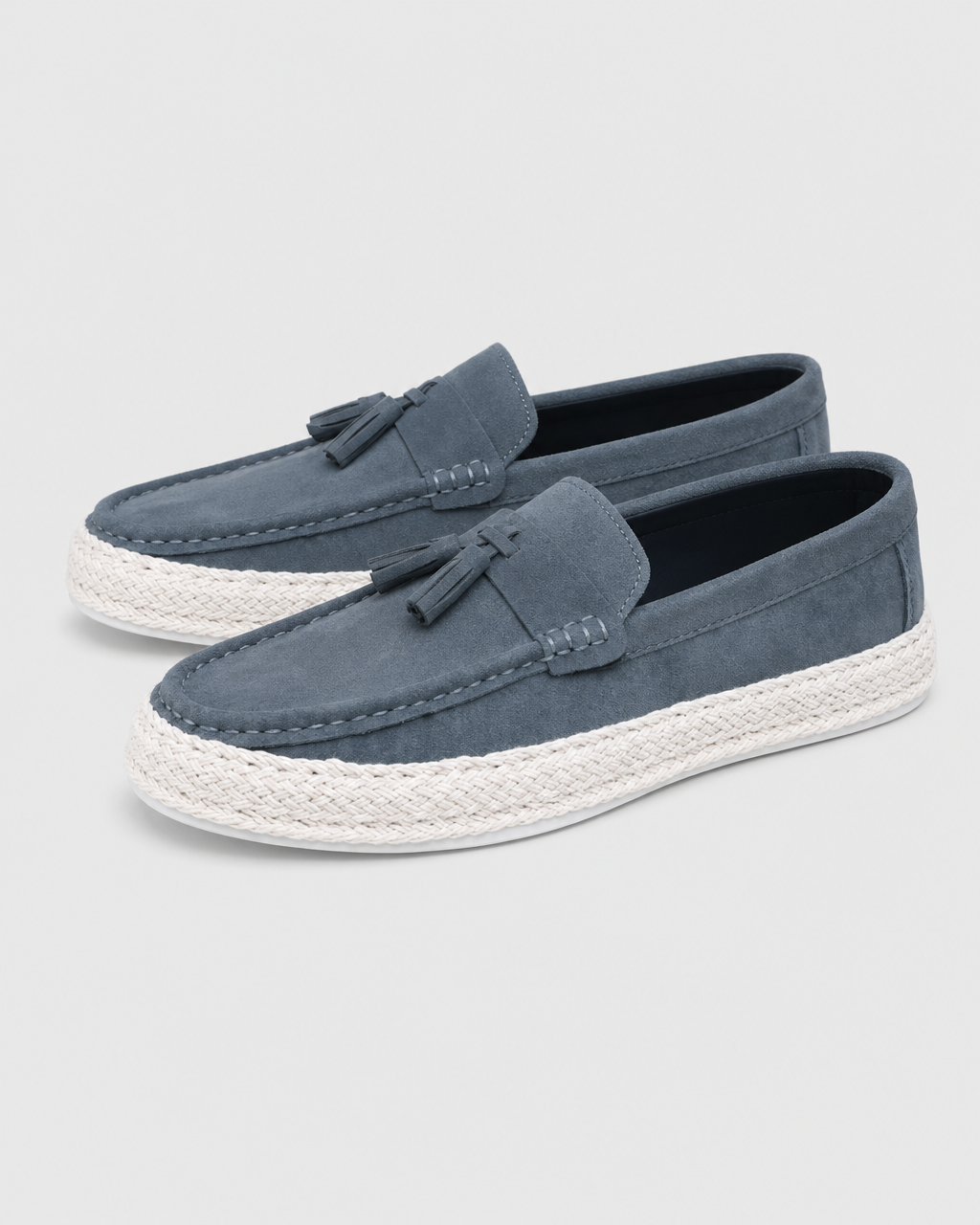 Slate blue slip on