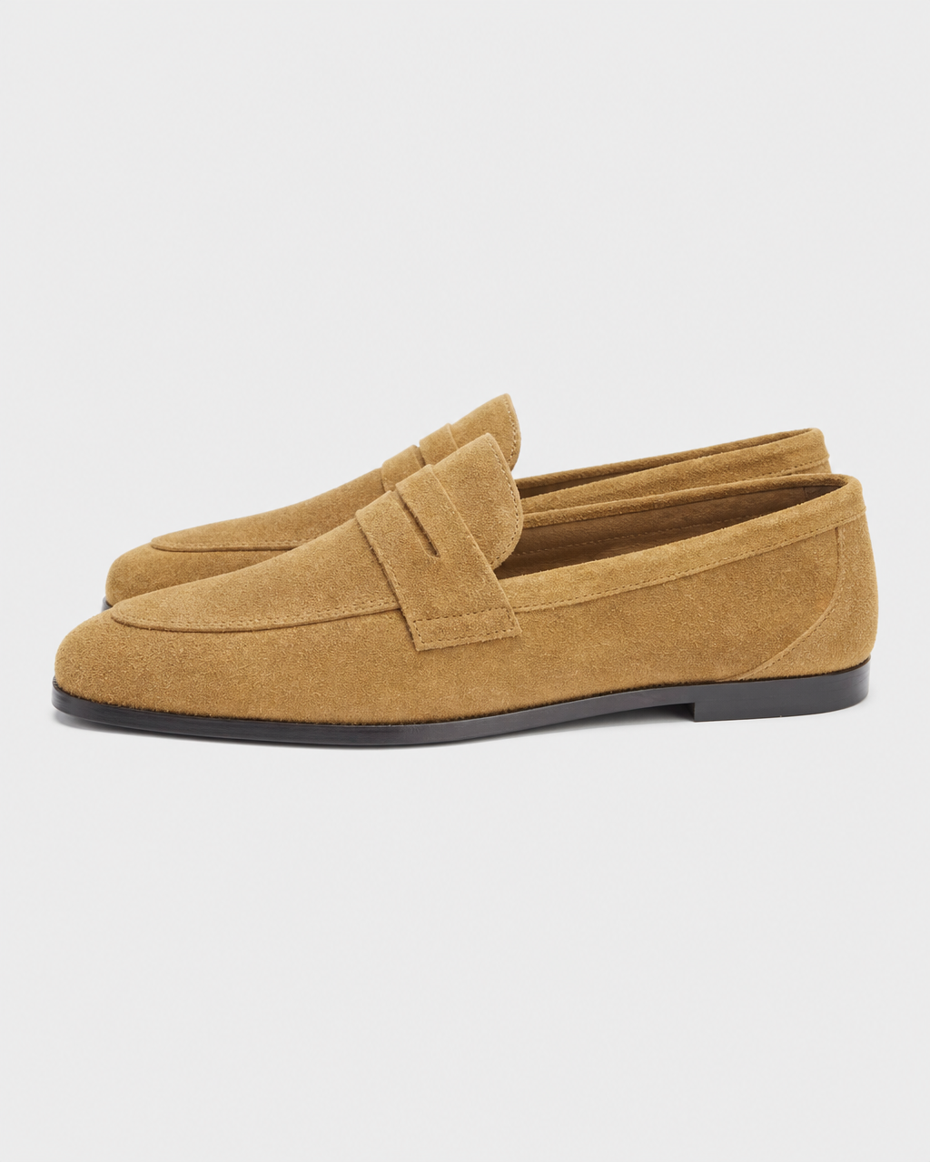 Tan flat side view