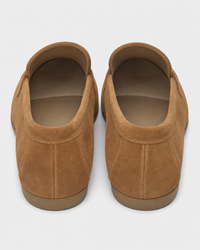 Tan tassel heel view